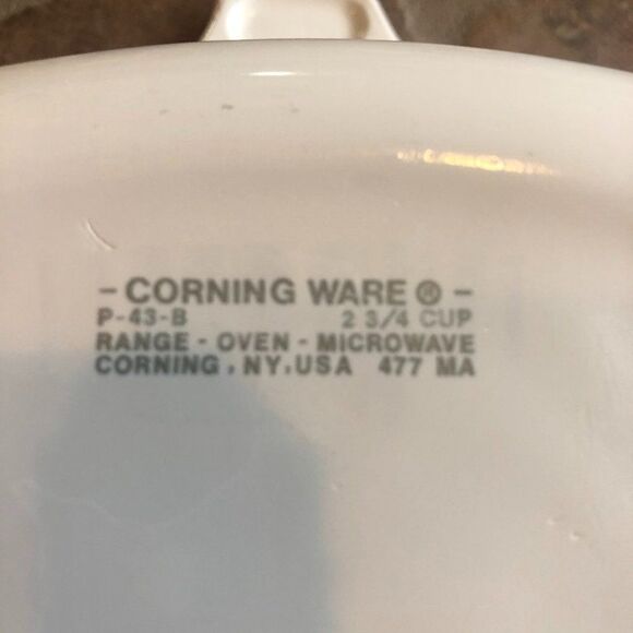 CORNING WARE SPICE OF LIFE 2 3/4 CUP SQUARE DISH.    S1 - Picture 4 of 4